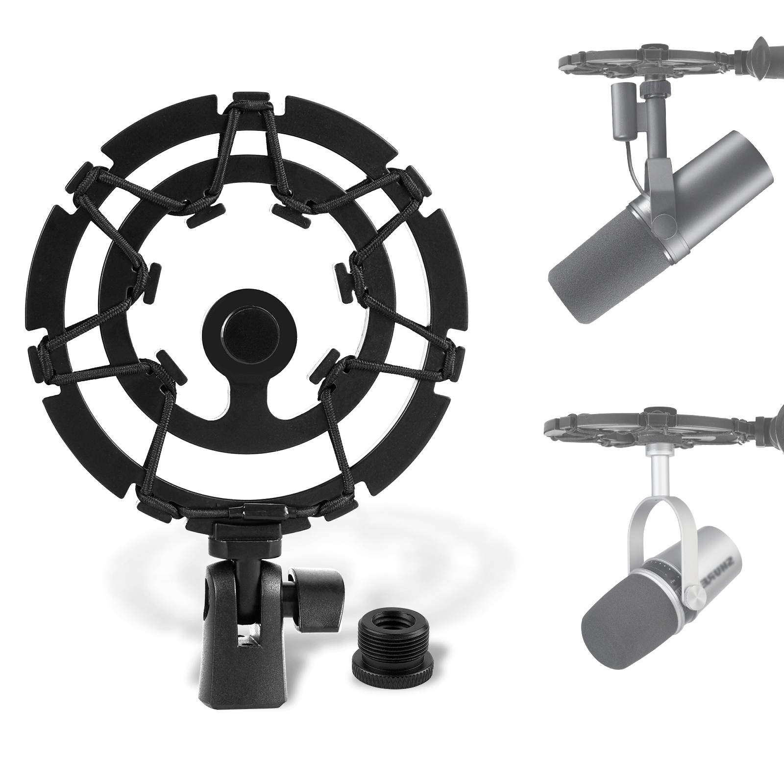 Shure Mic Sm7B - Антивибрационный держатель для микрофона Geekria для