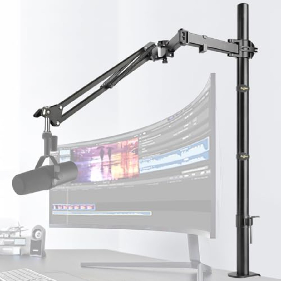 Shure Mic Sm7B - Микрофонная стойка-штанга, регулируемая по высоте, с