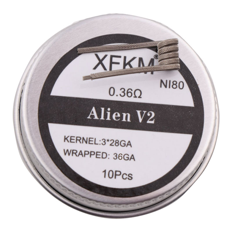 Clapton Wire Pre Built - Новинка XFKM NI80/A1/SS316L 10 шт./партия готовая