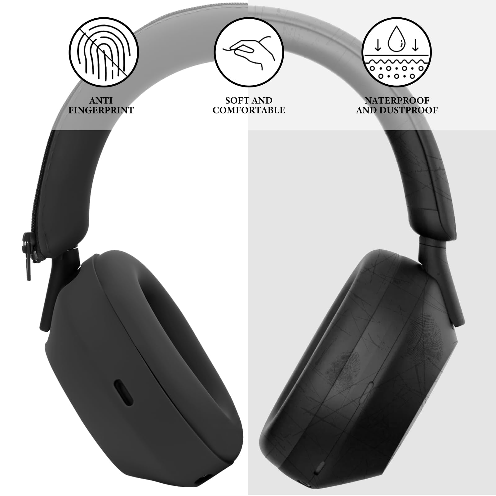 Силиконовый защитный чехол 3-в – обзор и цена Sony Headphone Wh-1000Xm5