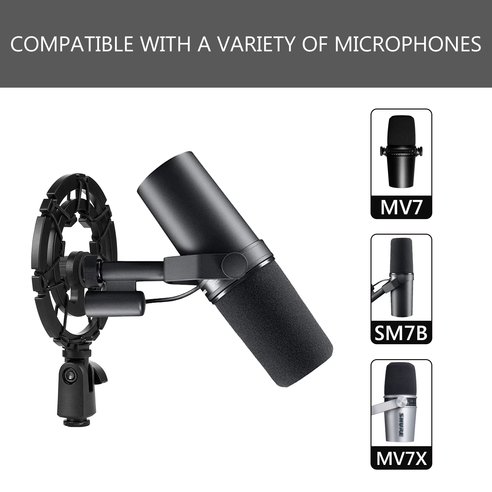 Антивибрационный держатель для – обзор и цена Shure Mic Sm7B