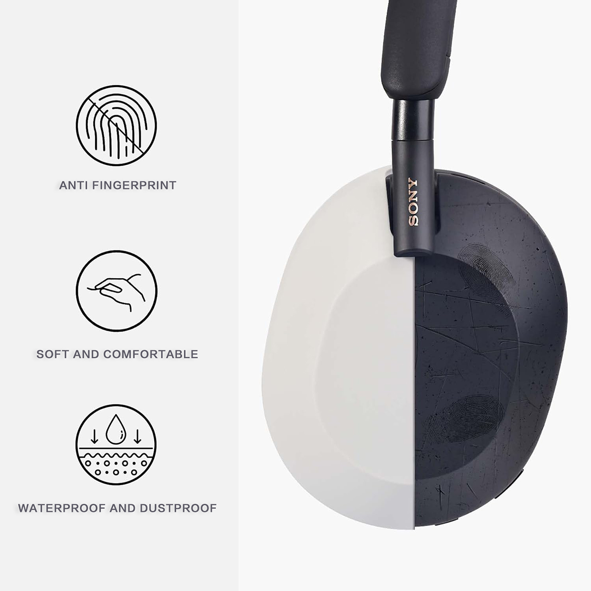 Для Sony WH-1000XM5 силиконовы – обзор и цена Sony Headphone Wh-1000Xm5